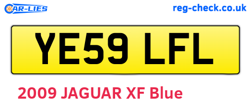YE59LFL are the vehicle registration plates.