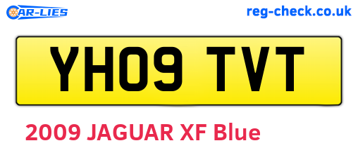 YH09TVT are the vehicle registration plates.