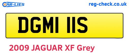 DGM111S are the vehicle registration plates.