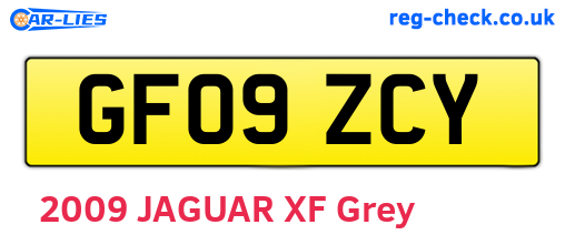 GF09ZCY are the vehicle registration plates.