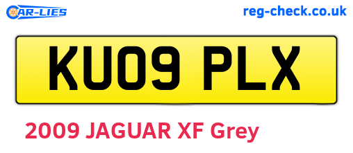 KU09PLX are the vehicle registration plates.