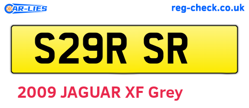 S29RSR are the vehicle registration plates.