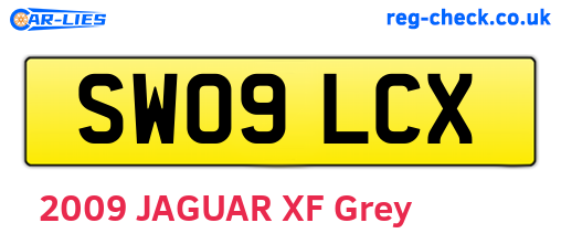 SW09LCX are the vehicle registration plates.