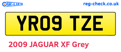 YR09TZE are the vehicle registration plates.