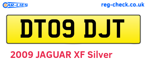 DT09DJT are the vehicle registration plates.
