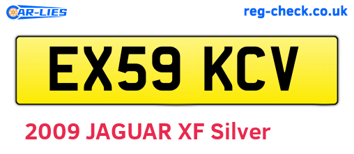 EX59KCV are the vehicle registration plates.