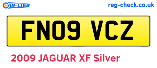 FN09VCZ are the vehicle registration plates.