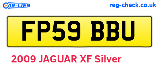 FP59BBU are the vehicle registration plates.