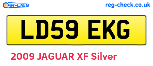 LD59EKG are the vehicle registration plates.