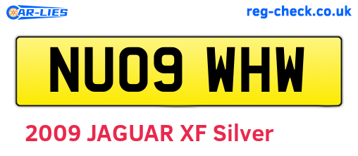 NU09WHW are the vehicle registration plates.