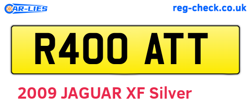 R400ATT are the vehicle registration plates.