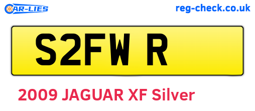 S2FWR are the vehicle registration plates.