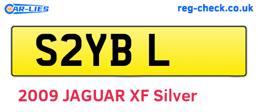 S2YBL are the vehicle registration plates.