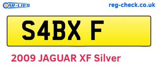 S4BXF are the vehicle registration plates.