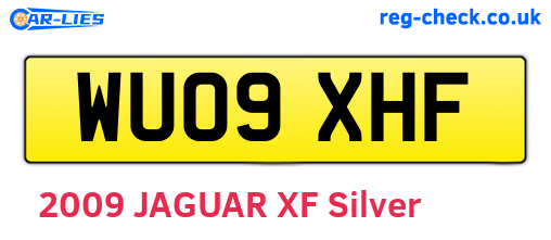WU09XHF are the vehicle registration plates.