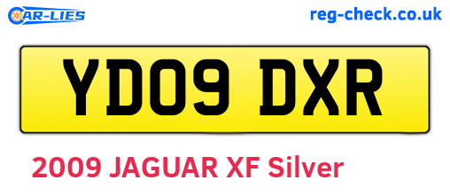 YD09DXR are the vehicle registration plates.