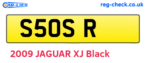S5OSR are the vehicle registration plates.