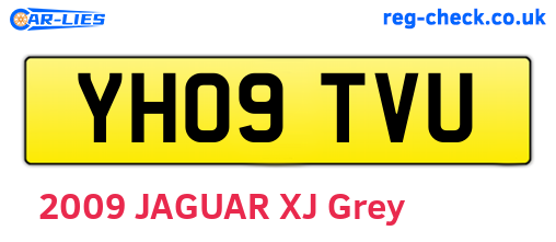 YH09TVU are the vehicle registration plates.
