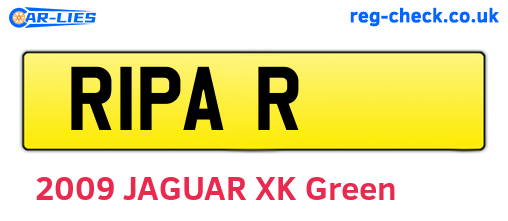 R1PAR are the vehicle registration plates.