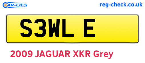 S3WLE are the vehicle registration plates.