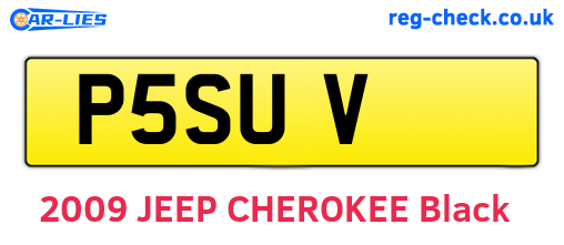 P5SUV are the vehicle registration plates.