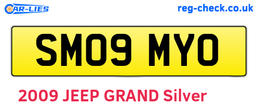 SM09MYO are the vehicle registration plates.