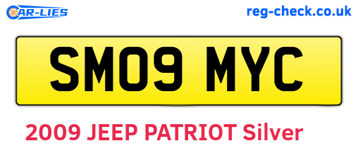 SM09MYC are the vehicle registration plates.