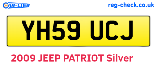 YH59UCJ are the vehicle registration plates.