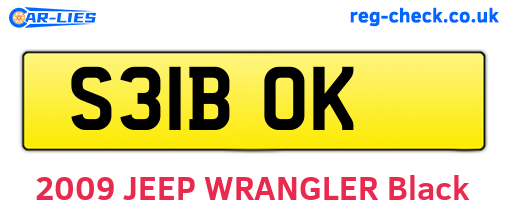 S31BOK are the vehicle registration plates.