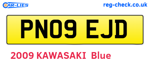 PN09EJD are the vehicle registration plates.