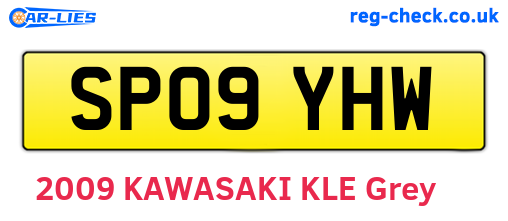 SP09YHW are the vehicle registration plates.