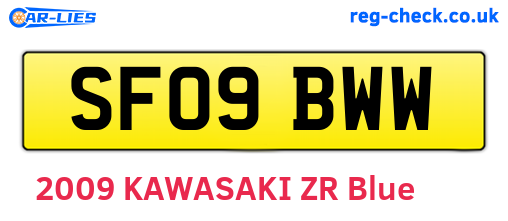 SF09BWW are the vehicle registration plates.