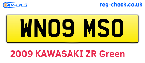 WN09MSO are the vehicle registration plates.
