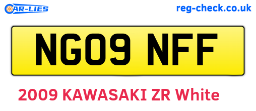 NG09NFF are the vehicle registration plates.
