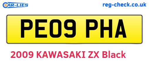PE09PHA are the vehicle registration plates.