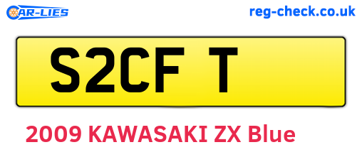S2CFT are the vehicle registration plates.