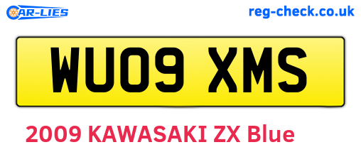 WU09XMS are the vehicle registration plates.