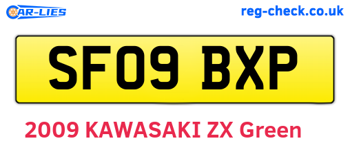 SF09BXP are the vehicle registration plates.