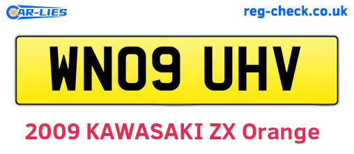 WN09UHV are the vehicle registration plates.