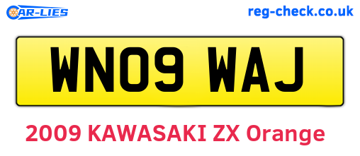 WN09WAJ are the vehicle registration plates.