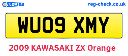 WU09XMY are the vehicle registration plates.