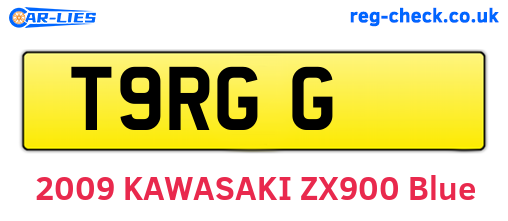 T9RGG are the vehicle registration plates.