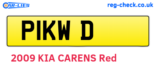 P1KWD are the vehicle registration plates.