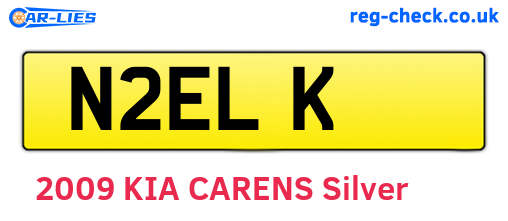 N2ELK are the vehicle registration plates.