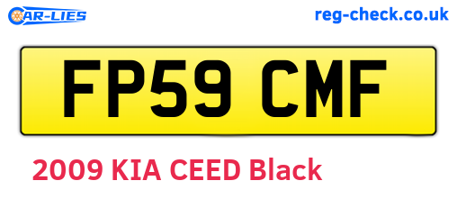 FP59CMF are the vehicle registration plates.