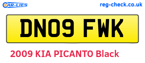 DN09FWK are the vehicle registration plates.