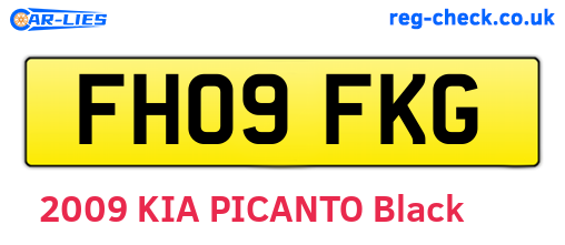 FH09FKG are the vehicle registration plates.
