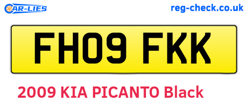 FH09FKK are the vehicle registration plates.