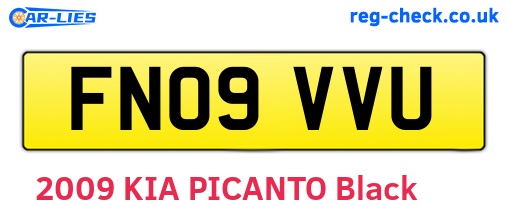 FN09VVU are the vehicle registration plates.