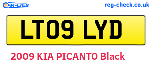 LT09LYD are the vehicle registration plates.